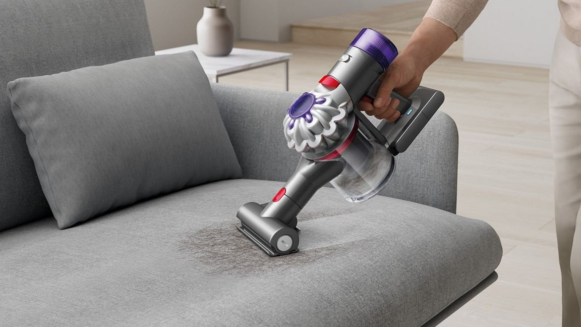 EAN 5025155118696 - Dyson 586120-01 aspiradora de mano Gris, Rojo, Violeta Sin bolsa imagen 4