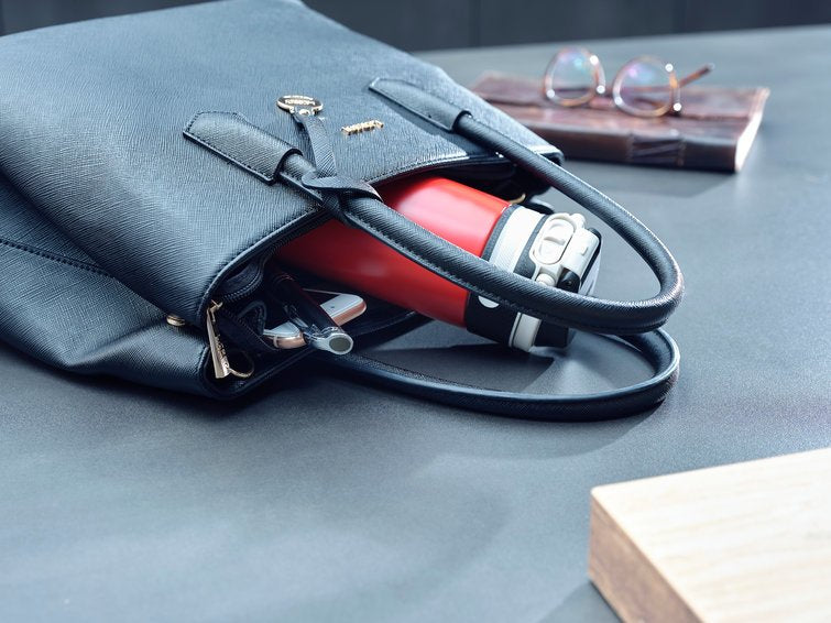 EAN 4006501032454 - Leifheit 03245 taza de viaje 350 ml Negro, Rojo Acero inoxidable imagen 7