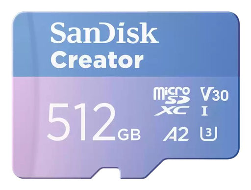 EAN 0619659217266 - SanDisk Creator 512 GB MicroSDXC UHS-I Clase 10 imagen 1