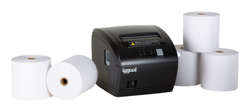 EAN 2509122213247 - iggual IGG318232+IGG317655 impresora de recibos 203 x 203 DPI Alámbrico Transferencia térmica imagen 2