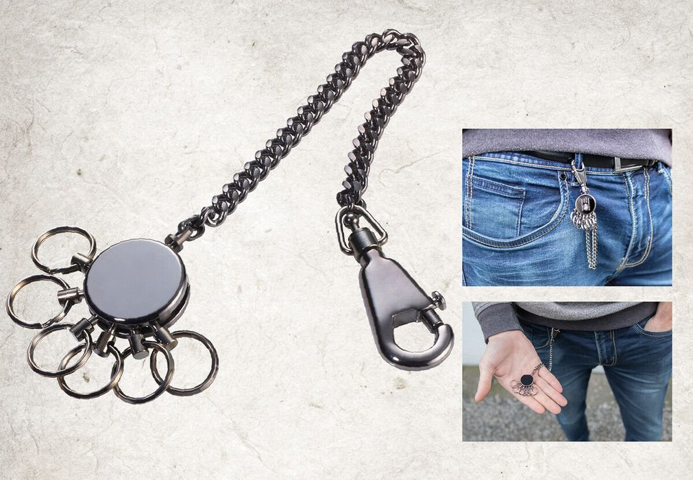 EAN 4024023270307 - TROIKA PATENT CHAIN Llavero de anilla Gris imagen 5