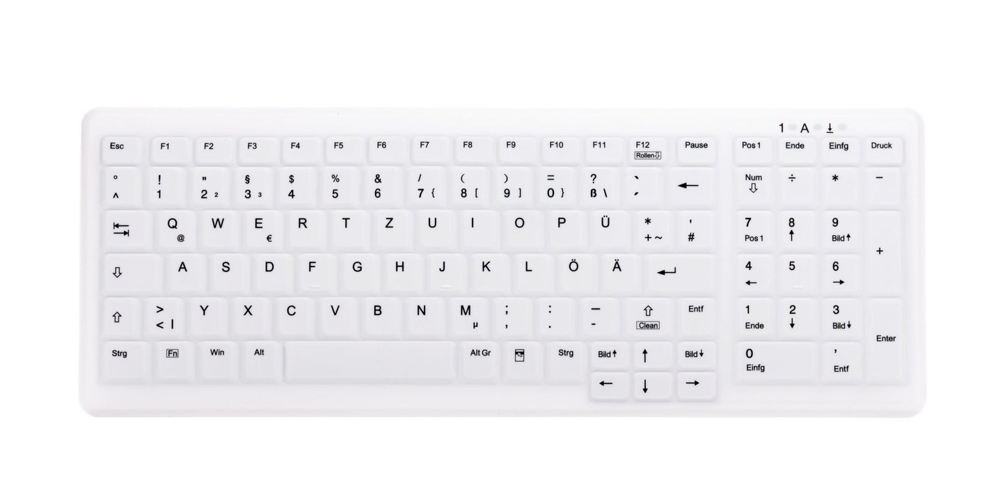 EAN 4025112098123 - CHERRY AK-C7000 teclado Médico RF inalámbrico QWERTZ Alemán Blanco imagen 1