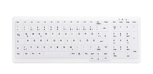 EAN 4025112098123 - CHERRY AK-C7000 teclado Médico RF inalámbrico QWERTZ Alemán Blanco imagen 1