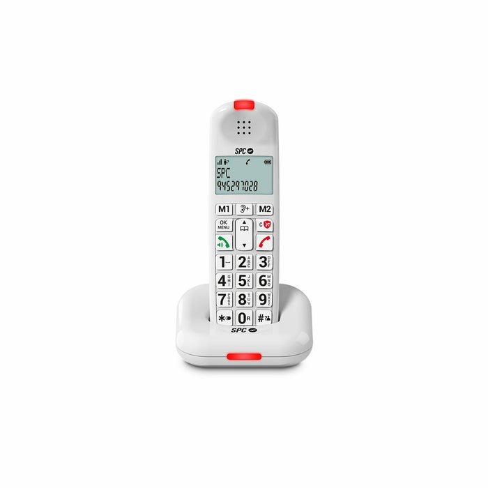EAN 8436609912253 - SPC Comfort Kairo Teléfono DECT Identificador de llamadas Blanco imagen 3