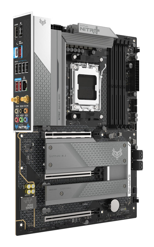 EAN 4895106296930 - Sapphire NITRO+ B850A WIFI 7 AMD B850 Zócalo AM5 micro ATX imagen 2