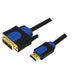 EAN 4052792005608 - LogiLink CHB3102 adaptador de cable de vídeo 2 m HDMI DVI-D Negro, Azul imagen 1