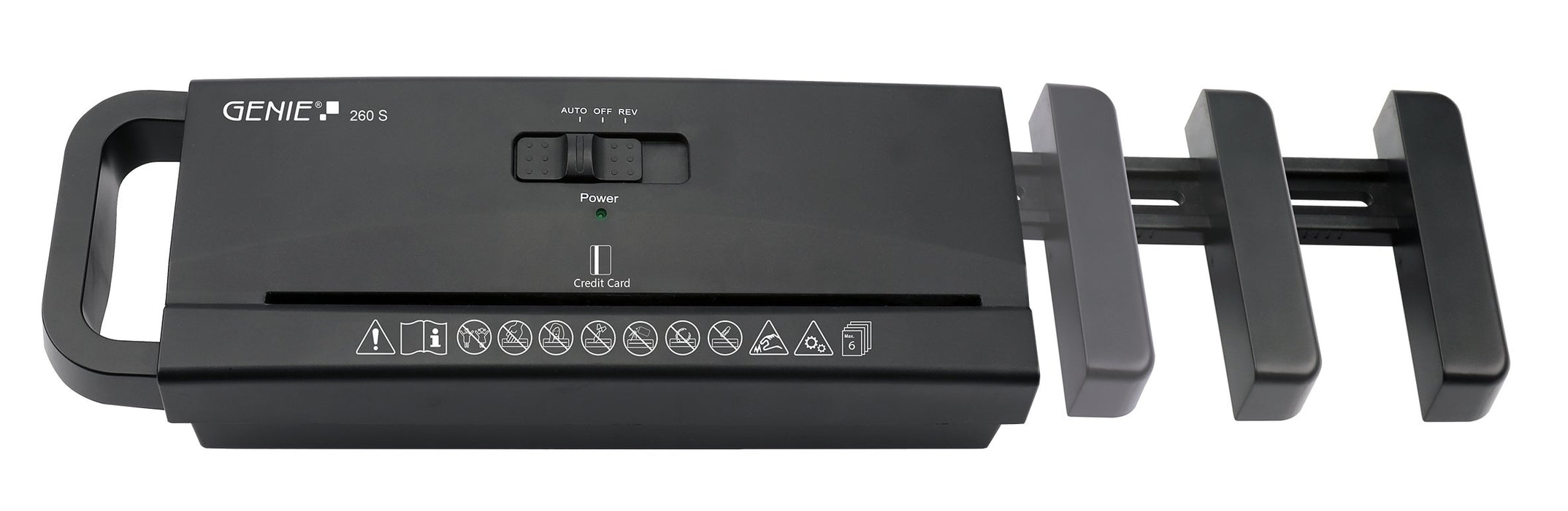 EAN 4030152952472 - Genie 260 S triturador de papel Corte en tiras 73 dB Negro imagen 3