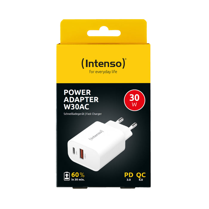 EAN 4034303033287 - Intenso POWER ADAPTER USB-A/USB-C/7803012 Universal Blanco Corriente alterna Carga rápida Interior imagen 6