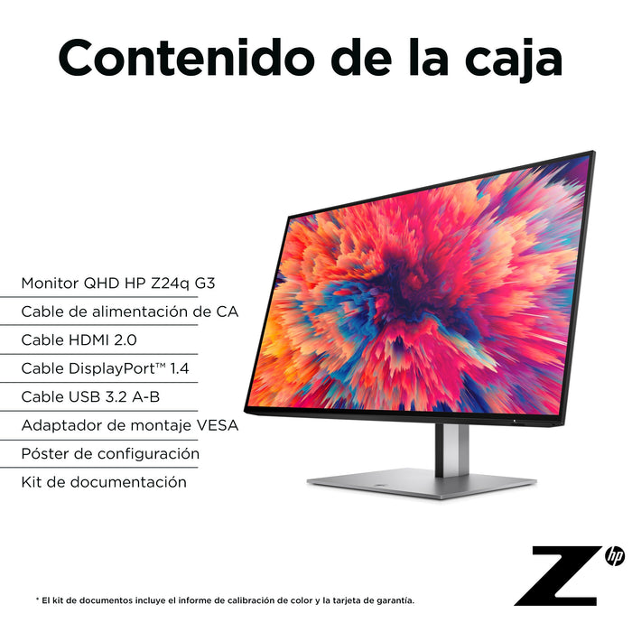 EAN 0196188122938 - HP Z24q G3 QHD Display pantalla para PC 60,5 cm (23.8") 2560 x 1440 Pixeles Quad HD LCD Plata imagen 13