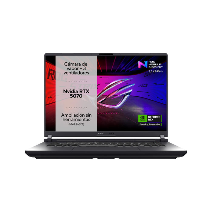 EAN 4711636009720 - ASUS ROG Strix G16 G615JPR-S5003 Intel® Core™ i7 40,6 cm (16") DDR5-SDRAM NVIDIA GeForce RTX 5070 Wi-Fi 7 imagen 2
