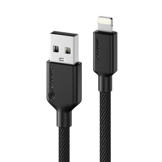 EAN 9350784023551 - ALOGIC ELPA8P02-BK cable de teléfono móvil Negro 2 m USB A Lightning imagen 2