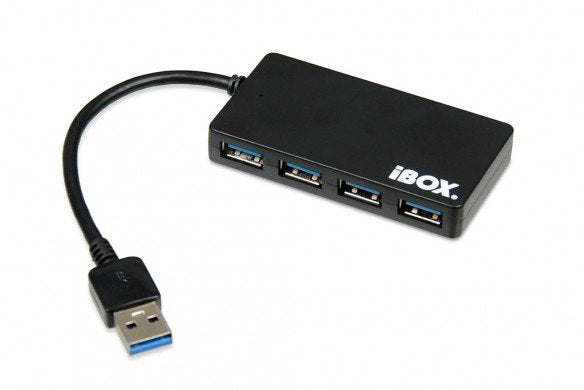EAN 5901443052753 - iBox IUH3F56 hub de interfaz USB 3.2 Gen 1 (3.1 Gen 1) Type-A 5000 Mbit/s Negro imagen 1