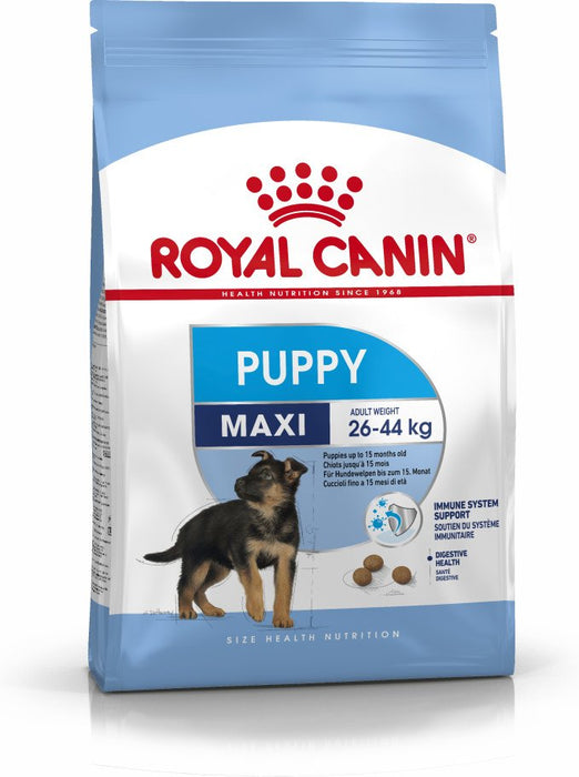 EAN 3182550402149 - Royal Canin Maxi Puppy 4 kg Cachorro Aves, Arroz imagen 1