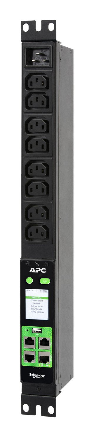 EAN 731304761198 - APC EPDU2016M unidad de distribución de energía (PDU) 8 salidas AC 1U Negro imagen 1