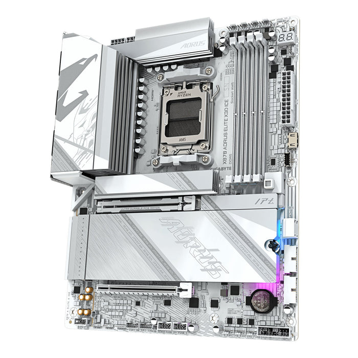 EAN 4719331876678 - GIGABYTE X870 AORUS ELITE X3D ICE AMD X870 Zócalo AM5 ATX imagen 4