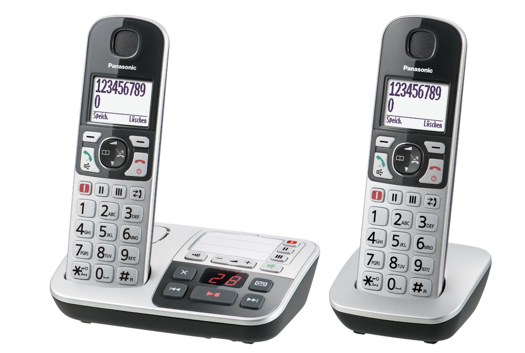 EAN 5025232871896 - Panasonic KX-TGE522 Teléfono DECT Identificador de llamadas Plata imagen 1