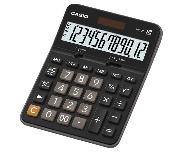 EAN 4971850032250 - Casio DX-12B calculadora Escritorio Calculadora básica Negro imagen 1