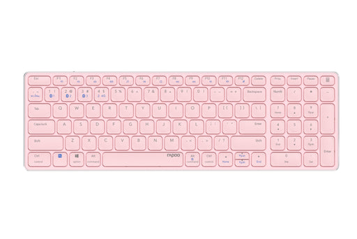 EAN 6940056121615 - Rapoo E9700M teclado Oficina RF Wireless + Bluetooth QWERTY Inglés internacional Rosa imagen 1