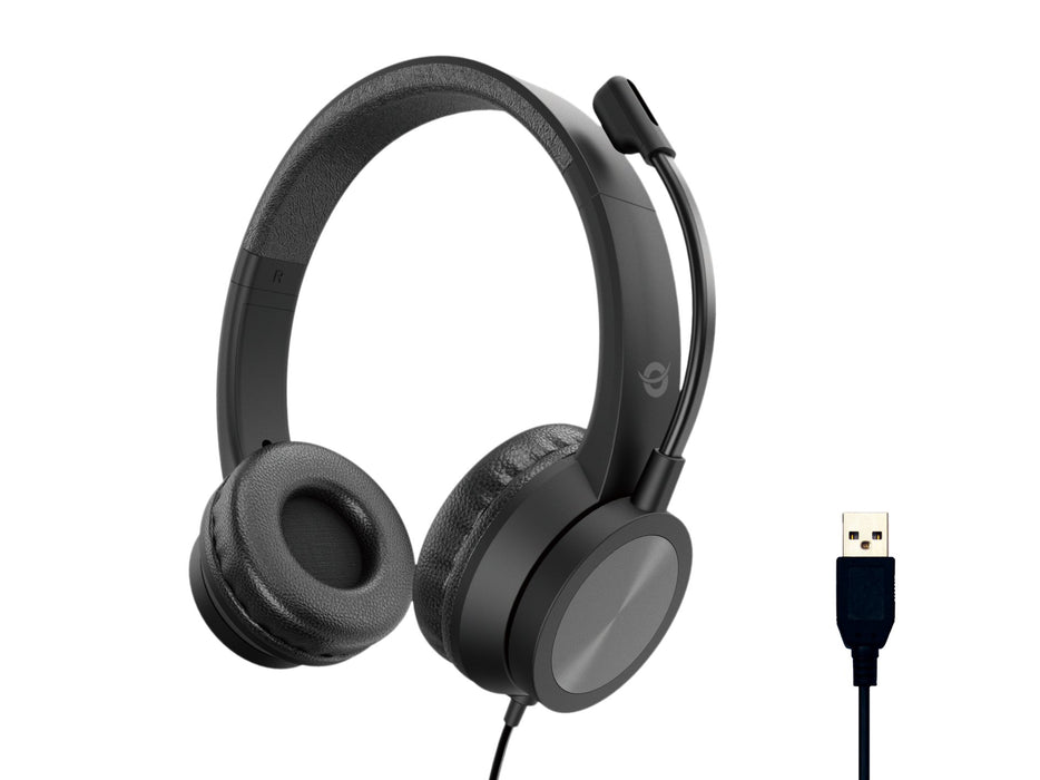 EAN 4015867241059 - Conceptronic POLONA05B auricular y casco Auriculares Alámbrico Diadema Llamadas/Música USB tipo A Negro imagen 1