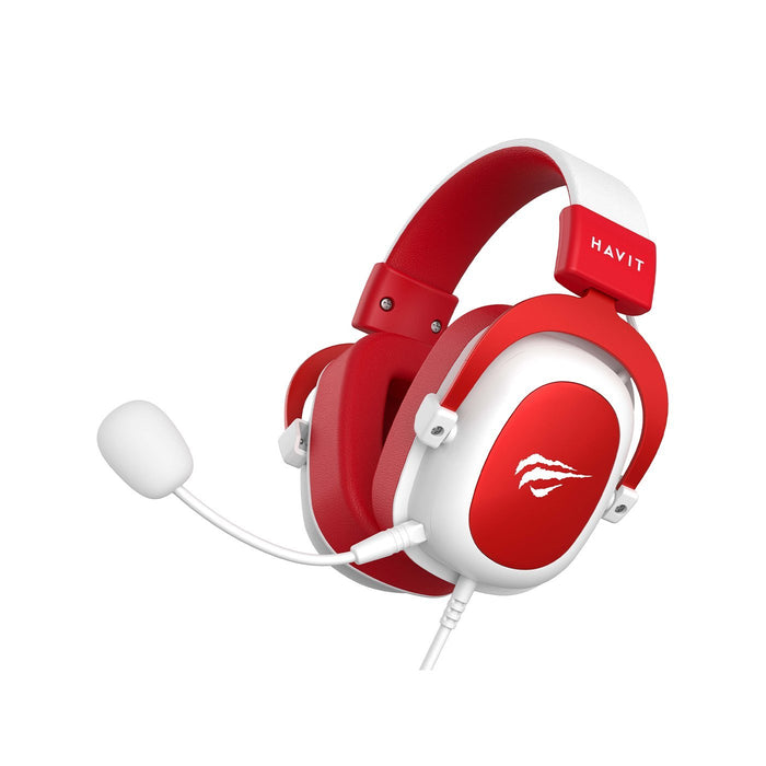 EAN 6950676214147 - Havit 6950676214147 auricular y casco Auriculares Alámbrico Diadema Juego Rojo, Blanco imagen 2