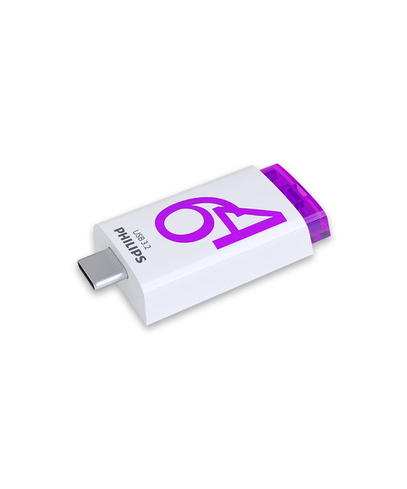 EAN 4895229114999 - Philips Click unidad flash USB 64 GB USB Tipo C 3.2 Gen 1 (3.1 Gen 1) Violeta, Blanco imagen 4