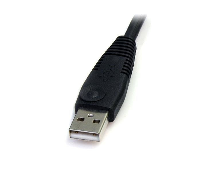 EAN 0065030840125 - StarTech.com DP4N1USB6 cable para video, teclado y ratón (kvm) Negro 1,829 m imagen 4