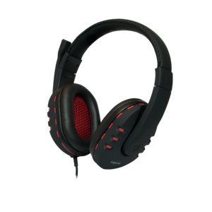 EAN 4052792029253 - LogiLink HS0033 auricular y casco Auriculares Alámbrico Diadema Llamadas/Música Negro, Rojo imagen 1