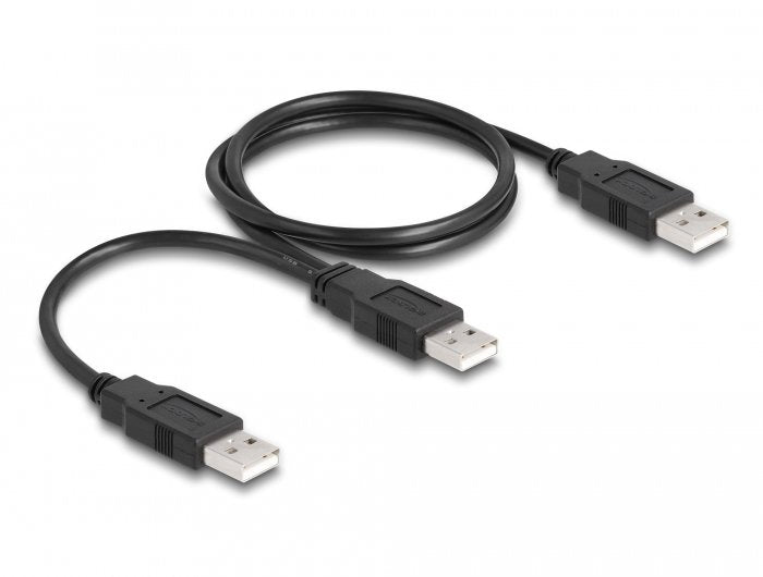 EAN 4043619800001 - DeLOCK 80000 cable USB USB 2.0 0,7 m USB A 2 x USB A Negro imagen 1