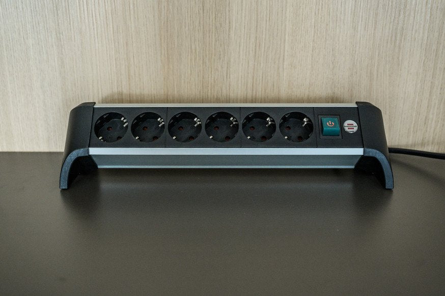 EAN 4007123677542 - Brennenstuhl 1391040600 base múltiple 3 m 6 salidas AC Interior Negro, Plata imagen 6