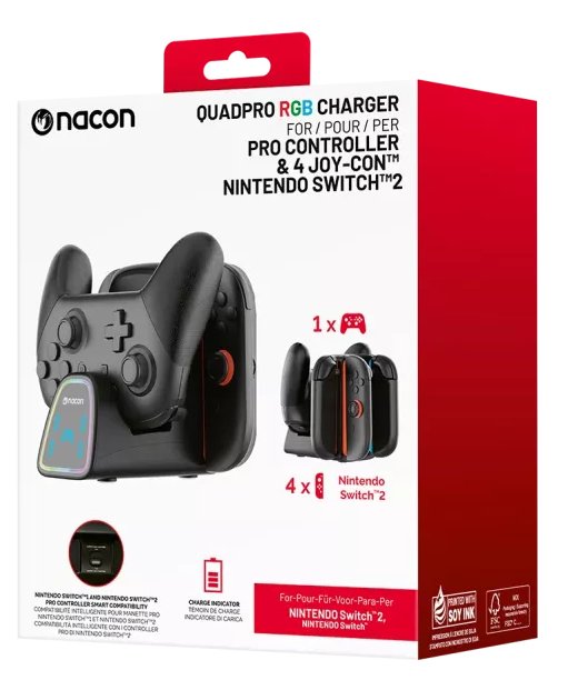 EAN 3665962029109 - NACON SWITCHNEWCHARGERPRO accesorio de controlador de juego Soporte de recarga imagen 4