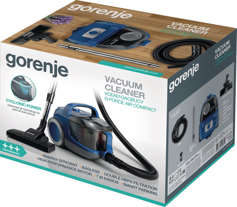 EAN 3838782151651 - Gorenje VCEA01GACBUCY 2,2 L Aspiradora cilíndrica Secar Sin bolsa imagen 4