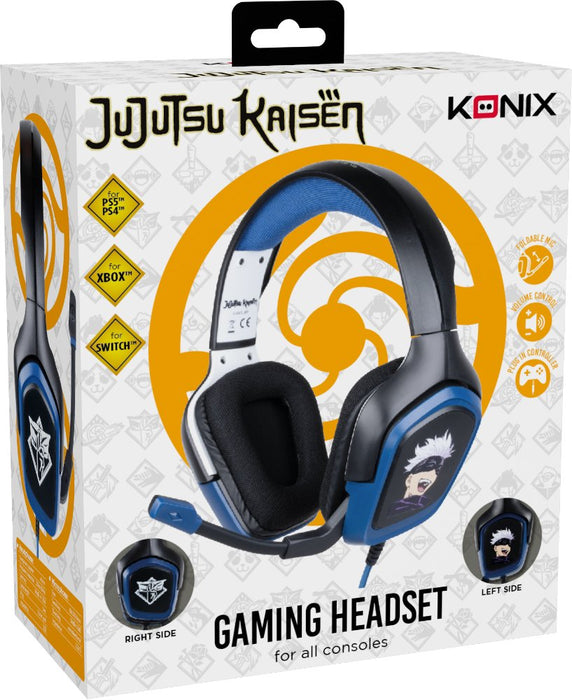 EAN 3328170293235 - Konix KX JUJUTSU GAMING HEADSET Auriculares Alámbrico Diadema Juego Negro, Azul imagen 10