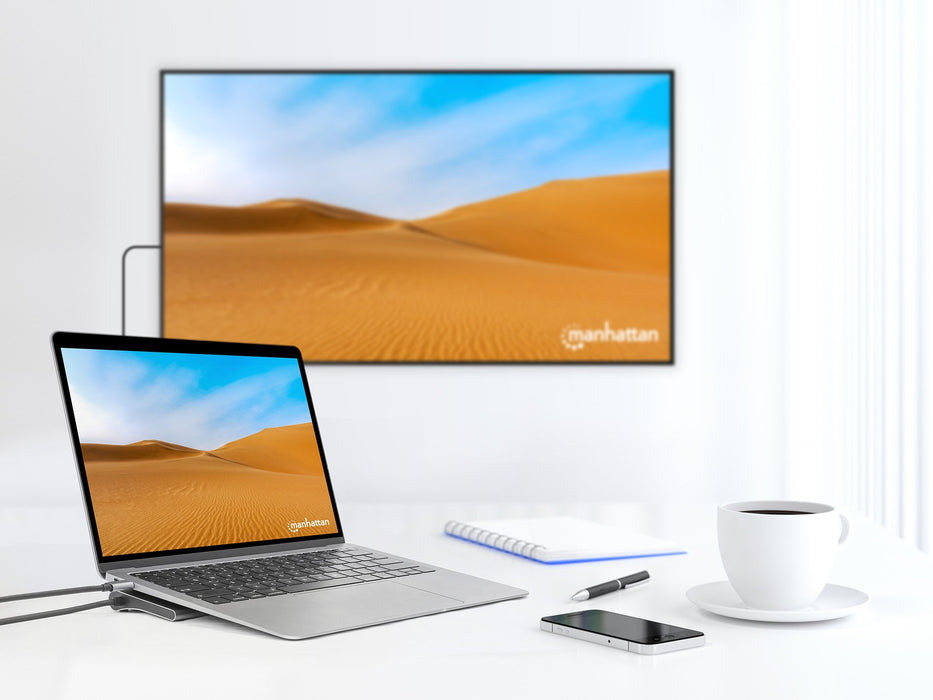 EAN 0766623190305 - Manhattan 190305 base para portátil y replicador de puertos Alámbrico USB 3.2 Gen 1 (3.1 Gen 1) Type-C Pl imagen 9