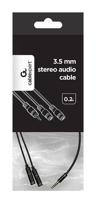 EAN 8716309100519 - Gembird !Adapter audio microphon 3.5mm mini Jack/4PIN/0. cable de audio 0,2 m 2 x 3.5mm 3,5mm Negro imagen 2