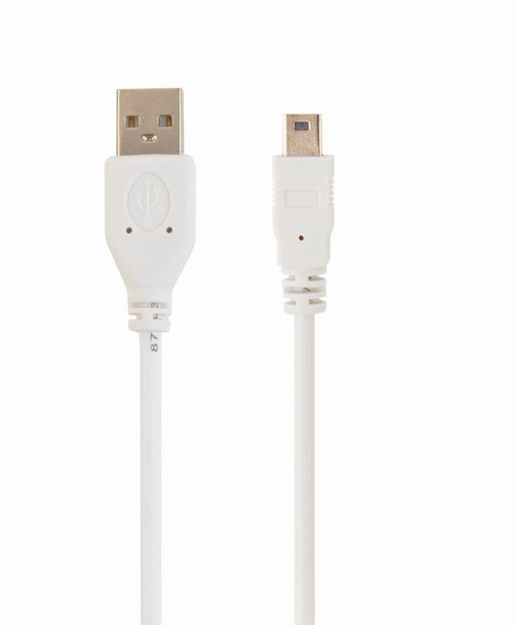 EAN 8716309025850 - Gembird CC-USB2-AM5P-6 cable USB USB 2.0 1,8 m USB A Mini-USB B Blanco imagen 1