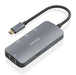 EAN 8435739901748 - AISENS ASUC-6P019-GR base para portátil y replicador de puertos Alámbrico USB 3.2 Gen 1 (3.1 Gen 1) Type- imagen 1
