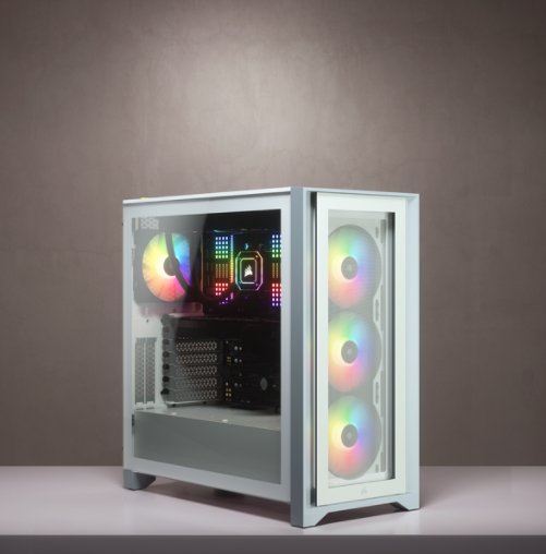 EAN 0840006626657 - Corsair iCUE 4000X RGB Midi Tower Blanco imagen 2