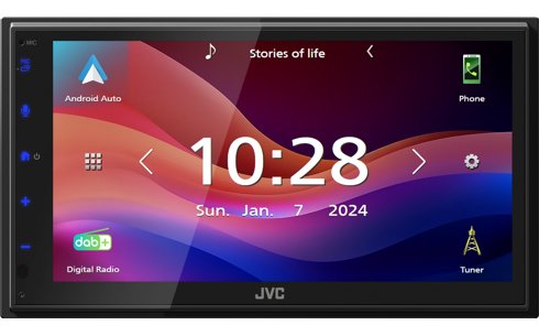 EAN 4975769478208 - JVC KW-M595DBT receptor multimedia para coche Negro Wifi 22 W Bluetooth imagen 9