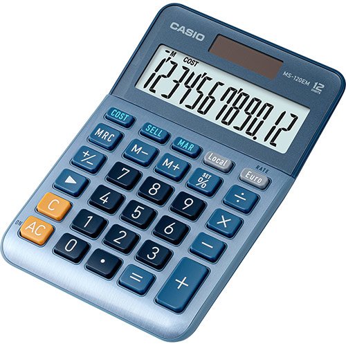 EAN 4549526609930 - Casio MS-120EM calculadora Escritorio Pantalla de calculadora Azul imagen 1