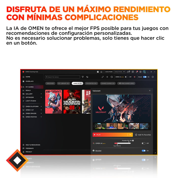 EAN 199764264404 - HP OMEN 16L Gaming Desktop PC TG03-0088ns PC Intel Core Ultra 5 225F 16 GB DDR5-SDRAM NVIDIA GeForce RTX 5 imagen 8