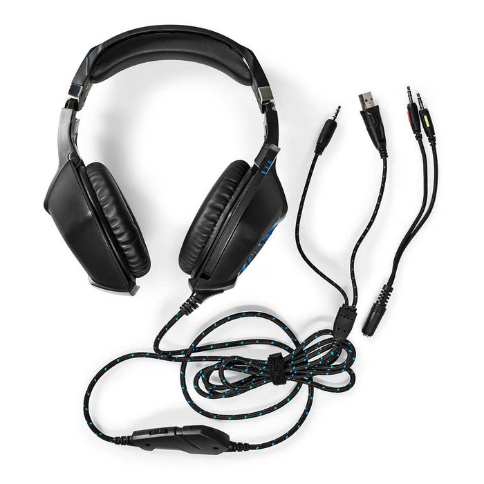 EAN 5412810411122 - Nedis GHST250BK auricular y casco Auriculares Alámbrico Diadema Juego USB tipo A Negro imagen 14
