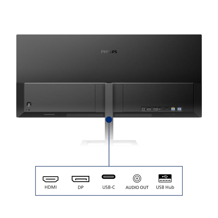 EAN 8721038003352 - Philips E Line 346E2LAE/23 LED display 86,4 cm (34") 3440 x 1440 Pixeles Wide Quad HD LCD Negro imagen 4