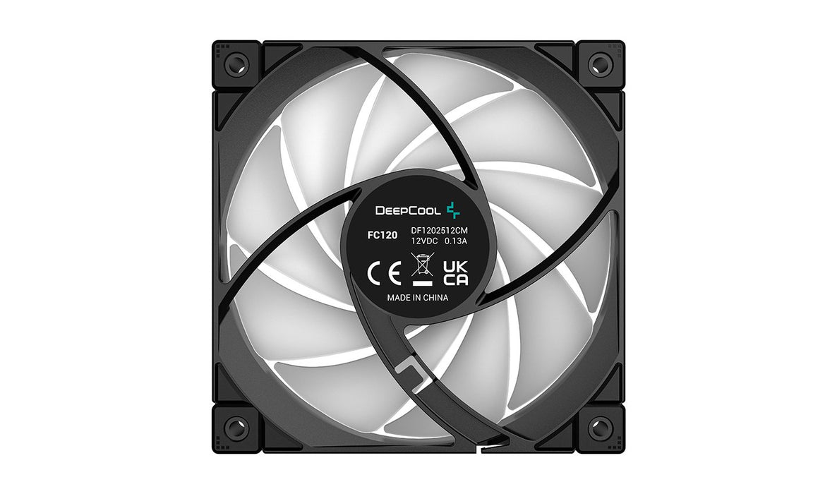 EAN 6933412710561 - DeepCool FC120-3 IN 1 Carcasa del ordenador Ventilador 12 cm Negro, Gris 3 pieza(s) imagen 8