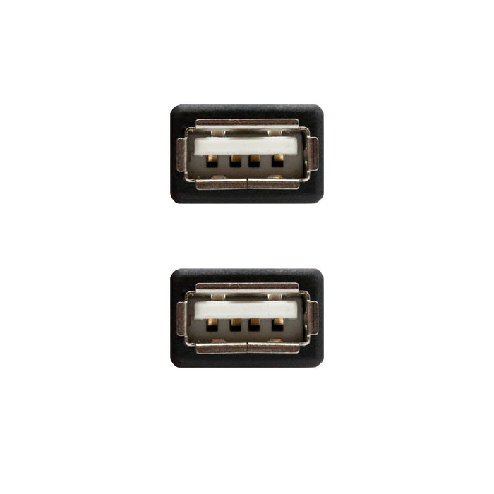 EAN 8433281000537 - Nanocable 10.02.0001 cambiador de género para cable USB 2.0 Negro imagen 2