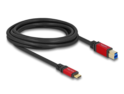 EAN 4043619806140 - DeLOCK 80614 cable USB USB 3.2 Gen 1 (3.1 Gen 1) USB C USB B Negro, Rojo imagen 2