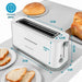 EAN 8426156017518 - Grunkel TS-40EASYTOAST tostadora 7 1 rebanada(s) 970 W Blanco imagen 2