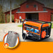 EAN 5905090330349 - Extralink EX.30349 motor-generador 2800 W 15 L Negro, Naranja imagen 11
