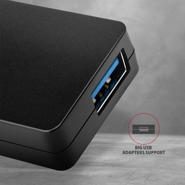 EAN 8595247904379 - Axagon HUE-G1C hub de interfaz USB 3.2 Gen 1 (3.1 Gen 1) Type-C 5000 Mbit/s Negro imagen 3