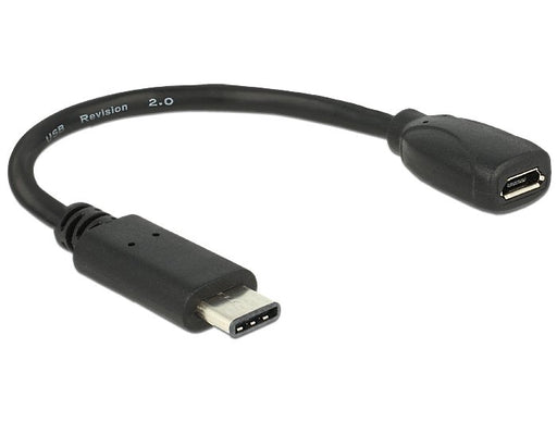 EAN 4043619655786 - DeLOCK 65578 cable USB USB 2.0 0,15 m USB C Micro-USB B Negro imagen 1