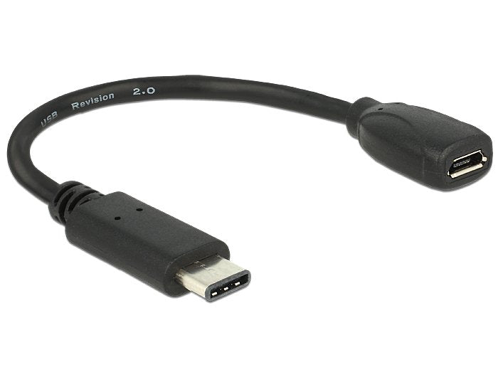 EAN 4043619655786 - DeLOCK 65578 cable USB USB 2.0 0,15 m USB C Micro-USB B Negro imagen 1